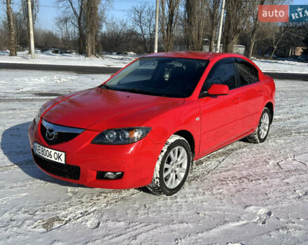 Красный Мазда 3, объемом двигателя 1.6 л и пробегом 236 тыс. км за 4990 $, фото 1 на Automoto.ua