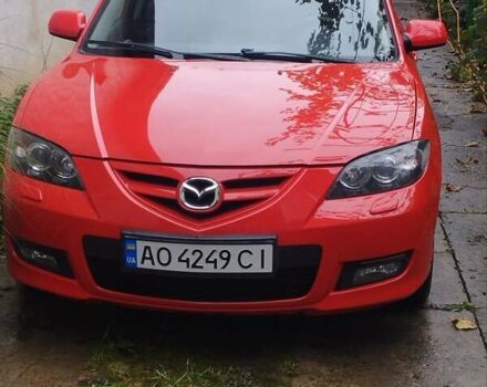 Красный Мазда 3, объемом двигателя 1.6 л и пробегом 170 тыс. км за 5300 $, фото 1 на Automoto.ua