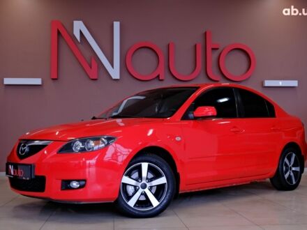 Красный Мазда 3, объемом двигателя 1.6 л и пробегом 194 тыс. км за 6500 $, фото 1 на Automoto.ua