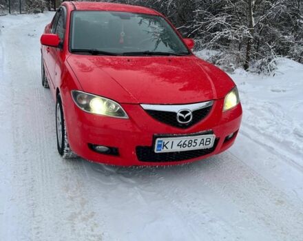 Красный Мазда 3, объемом двигателя 1.6 л и пробегом 275 тыс. км за 4950 $, фото 1 на Automoto.ua
