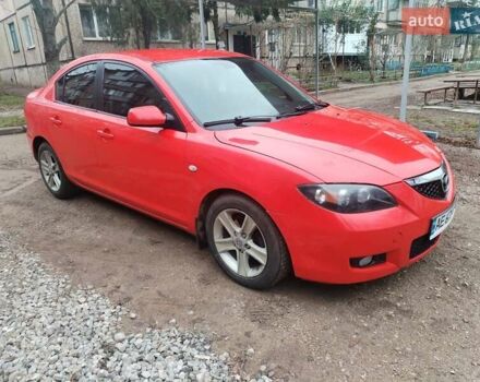Красный Мазда 3, объемом двигателя 1.6 л и пробегом 240 тыс. км за 5000 $, фото 1 на Automoto.ua