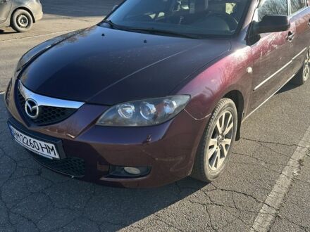 Красный Мазда 3, объемом двигателя 1.6 л и пробегом 192 тыс. км за 5500 $, фото 1 на Automoto.ua