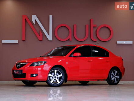 Красный Мазда 3, объемом двигателя 1.6 л и пробегом 194 тыс. км за 6500 $, фото 1 на Automoto.ua