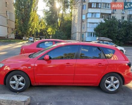 Красный Мазда 3, объемом двигателя 1.6 л и пробегом 190 тыс. км за 6000 $, фото 1 на Automoto.ua