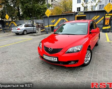 Красный Мазда 3, объемом двигателя 1.6 л и пробегом 197 тыс. км за 4500 $, фото 1 на Automoto.ua