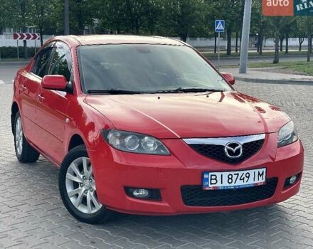 Красный Мазда 3, объемом двигателя 1.6 л и пробегом 212 тыс. км за 6300 $, фото 1 на Automoto.ua