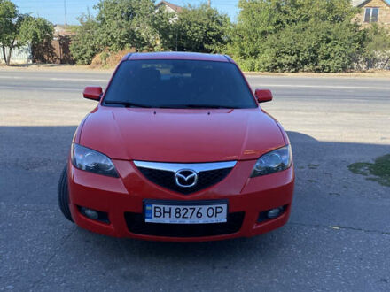 Красный Мазда 3, объемом двигателя 1.6 л и пробегом 141 тыс. км за 5200 $, фото 1 на Automoto.ua