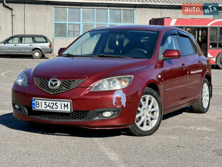 Красный Мазда 3, объемом двигателя 1.6 л и пробегом 222 тыс. км за 4550 $, фото 1 на Automoto.ua