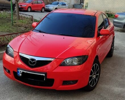 Красный Мазда 3, объемом двигателя 2 л и пробегом 210 тыс. км за 6004 $, фото 1 на Automoto.ua