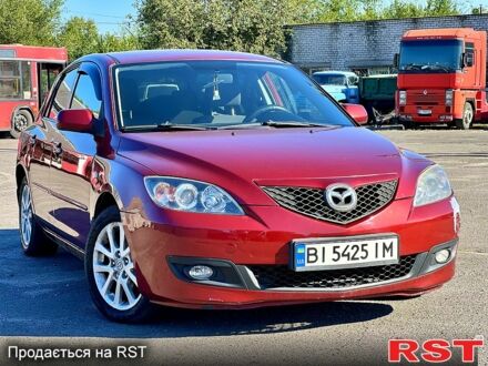 Красный Мазда 3, объемом двигателя 1.6 л и пробегом 222 тыс. км за 4550 $, фото 1 на Automoto.ua