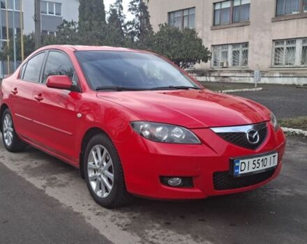 Красный Мазда 3, объемом двигателя 2 л и пробегом 190 тыс. км за 6700 $, фото 1 на Automoto.ua