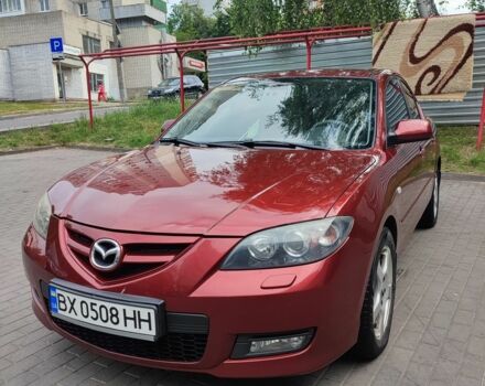 Красный Мазда 3, объемом двигателя 1.6 л и пробегом 238 тыс. км за 6500 $, фото 1 на Automoto.ua