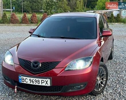 Красный Мазда 3, объемом двигателя 1.6 л и пробегом 200 тыс. км за 6500 $, фото 1 на Automoto.ua