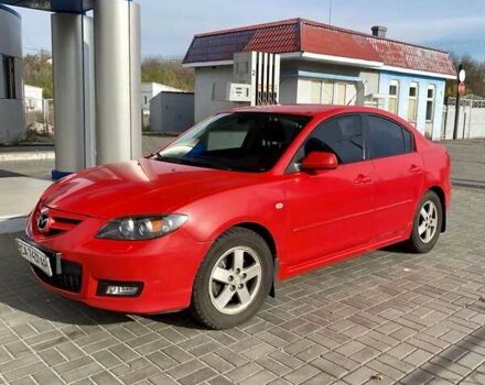 Красный Мазда 3, объемом двигателя 2 л и пробегом 160 тыс. км за 5300 $, фото 1 на Automoto.ua