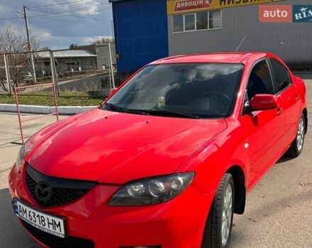 Красный Мазда 3, объемом двигателя 1.6 л и пробегом 190 тыс. км за 5500 $, фото 1 на Automoto.ua