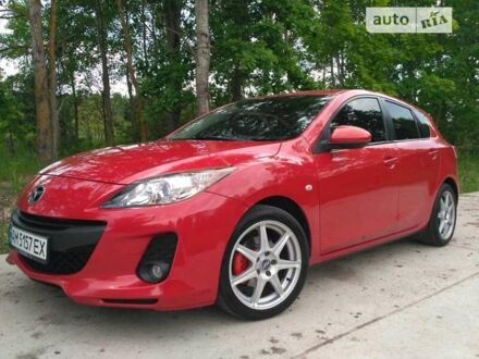 Мазда 3 2012 в Житомире на Automoto.ua Красный Мазда 3, объемом двигателя 1.6 л и пробегом 229 тыс. км за 7700 $, фото 1 на Automoto.ua