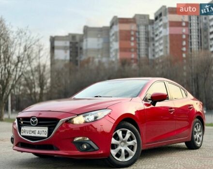 Красный Мазда 3, объемом двигателя 2 л и пробегом 153 тыс. км за 8799 $, фото 1 на Automoto.ua
