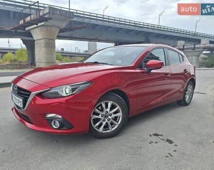 Красный Мазда 3, объемом двигателя 2 л и пробегом 147 тыс. км за 10999 $, фото 1 на Automoto.ua