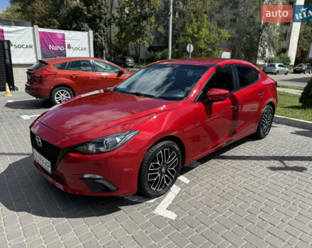 Красный Мазда 3, объемом двигателя 2 л и пробегом 126 тыс. км за 10900 $, фото 1 на Automoto.ua