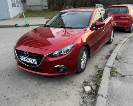 Красный Мазда 3, объемом двигателя 2 л и пробегом 212 тыс. км за 9550 $, фото 1 на Automoto.ua