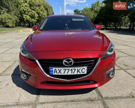 Красный Мазда 3, объемом двигателя 1.5 л и пробегом 213 тыс. км за 13500 $, фото 1 на Automoto.ua