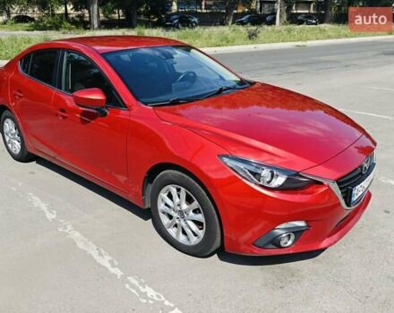Красный Мазда 3, объемом двигателя 2 л и пробегом 205 тыс. км за 11200 $, фото 1 на Automoto.ua