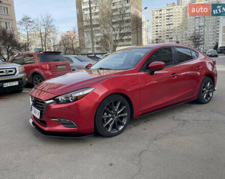 Красный Мазда 3, объемом двигателя 2 л и пробегом 163 тыс. км за 12500 $, фото 1 на Automoto.ua