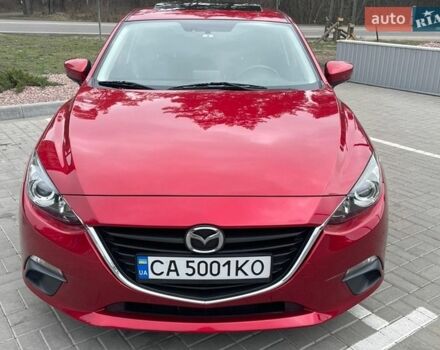 Красный Мазда 3, объемом двигателя 2 л и пробегом 128 тыс. км за 11300 $, фото 1 на Automoto.ua