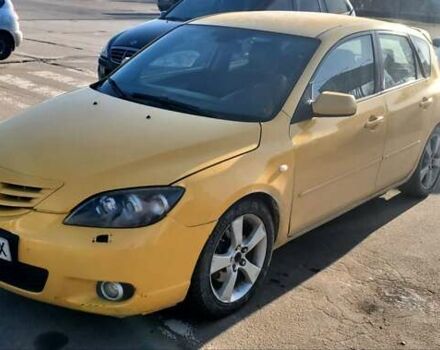 Желтый Мазда 3, объемом двигателя 2 л и пробегом 270 тыс. км за 4000 $, фото 3 на Automoto.ua