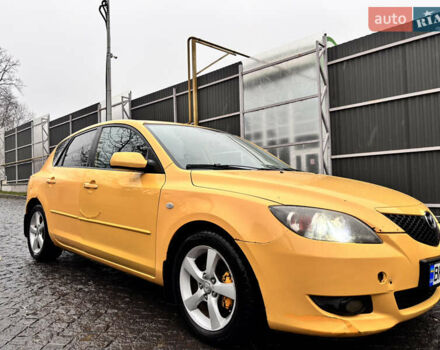 Желтый Мазда 3, объемом двигателя 1.6 л и пробегом 200 тыс. км за 3400 $, фото 3 на Automoto.ua