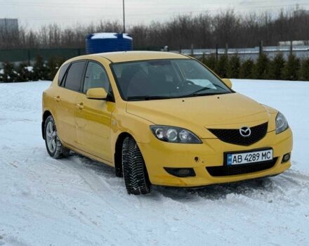 Желтый Мазда 3, объемом двигателя 1.6 л и пробегом 200 тыс. км за 3800 $, фото 1 на Automoto.ua