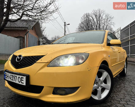 Желтый Мазда 3, объемом двигателя 1.6 л и пробегом 200 тыс. км за 3400 $, фото 1 на Automoto.ua