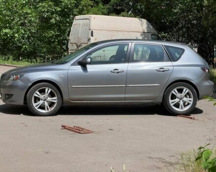 Серый Мазда 3, объемом двигателя 1.6 л и пробегом 200 тыс. км за 3600 $, фото 2 на Automoto.ua