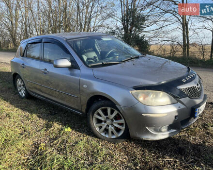 Серый Мазда 3, объемом двигателя 1.6 л и пробегом 467 тыс. км за 3400 $, фото 1 на Automoto.ua