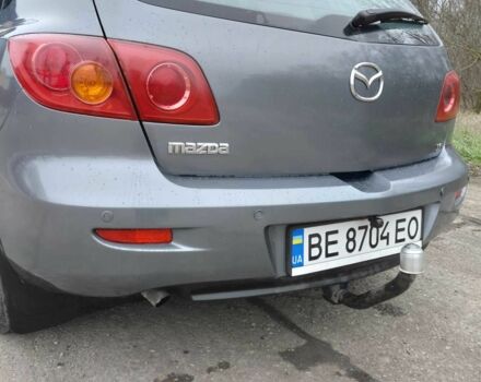 Сірий Мазда 3, об'ємом двигуна 1.6 л та пробігом 244 тис. км за 4500 $, фото 2 на Automoto.ua