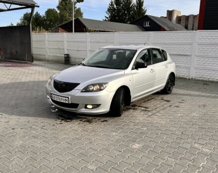 Серый Мазда 3, объемом двигателя 1.6 л и пробегом 318 тыс. км за 3600 $, фото 1 на Automoto.ua