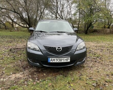 Серый Мазда 3, объемом двигателя 1.6 л и пробегом 349 тыс. км за 4550 $, фото 1 на Automoto.ua
