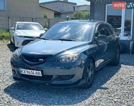 Серый Мазда 3, объемом двигателя 2 л и пробегом 300 тыс. км за 2500 $, фото 1 на Automoto.ua