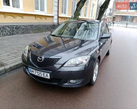 Серый Мазда 3, объемом двигателя 1.6 л и пробегом 242 тыс. км за 4500 $, фото 1 на Automoto.ua