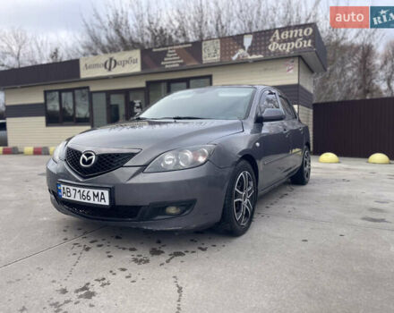 Серый Мазда 3, объемом двигателя 2 л и пробегом 299 тыс. км за 4300 $, фото 5 на Automoto.ua