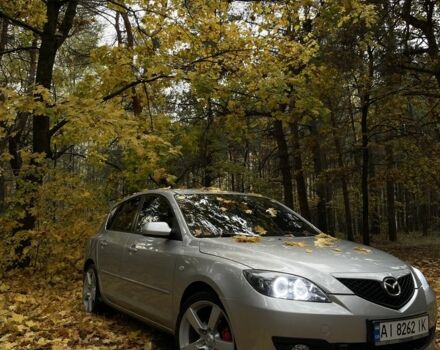 Серый Мазда 3, объемом двигателя 1.6 л и пробегом 200 тыс. км за 6300 $, фото 2 на Automoto.ua