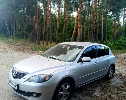 Серый Мазда 3, объемом двигателя 1.6 л и пробегом 254 тыс. км за 4800 $, фото 2 на Automoto.ua