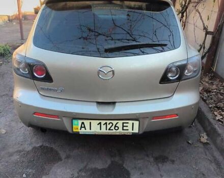 Серый Мазда 3, объемом двигателя 1.6 л и пробегом 185 тыс. км за 5999 $, фото 2 на Automoto.ua