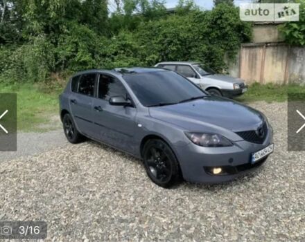 Серый Мазда 3, объемом двигателя 2 л и пробегом 263 тыс. км за 4500 $, фото 16 на Automoto.ua