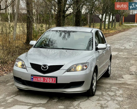 Серый Мазда 3, объемом двигателя 1.6 л и пробегом 163 тыс. км за 6250 $, фото 1 на Automoto.ua