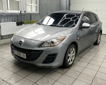 Серый Мазда 3, объемом двигателя 1.6 л и пробегом 300 тыс. км за 4500 $, фото 2 на Automoto.ua