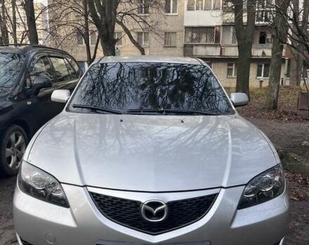 Серый Мазда 3, объемом двигателя 2 л и пробегом 268 тыс. км за 3650 $, фото 1 на Automoto.ua