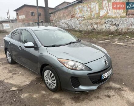 Серый Мазда 3, объемом двигателя 2 л и пробегом 212 тыс. км за 7500 $, фото 1 на Automoto.ua