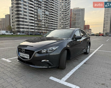 Серый Мазда 3, объемом двигателя 2 л и пробегом 176 тыс. км за 10700 $, фото 1 на Automoto.ua