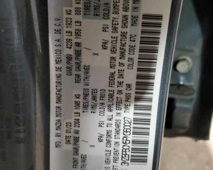 Серый Мазда 3, объемом двигателя 2.5 л и пробегом 43 тыс. км за 5600 $, фото 11 на Automoto.ua